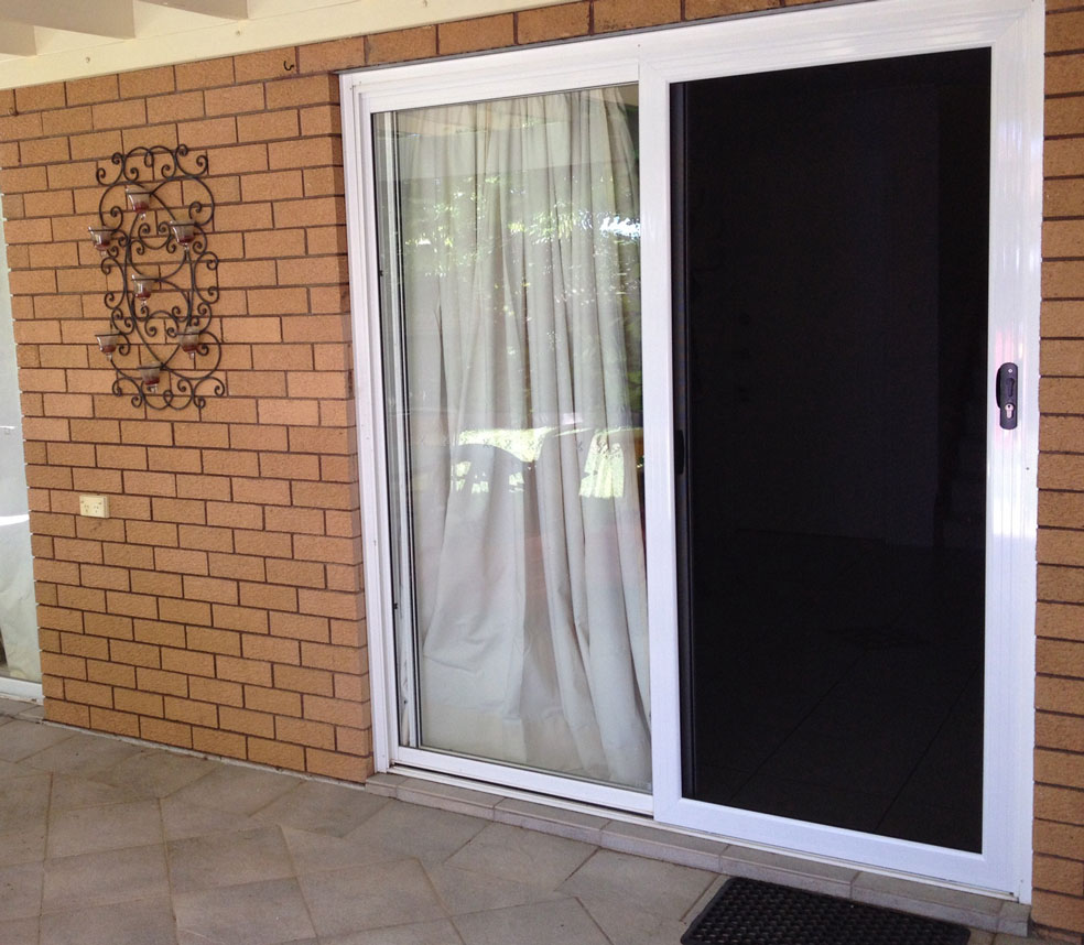 sliding glass doors security screens